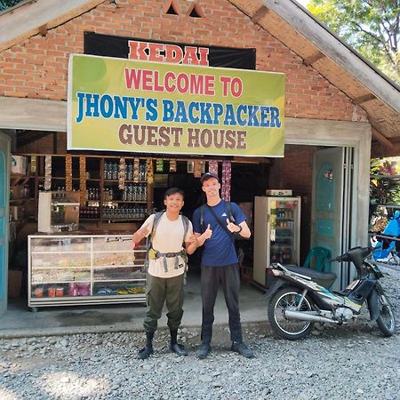 Jhony'S Backpacker-Guest House Only Stay Here Book Treking With Us Bukit Lawang Buitenkant foto